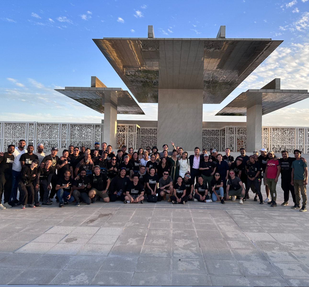 The crew of The Apprentice: ONE Championship Edition, Season 2, in Qatar